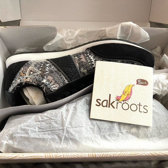 Sakroots women’s sparkle Octave tennis shoes sz 7 - Picture 3 of 7